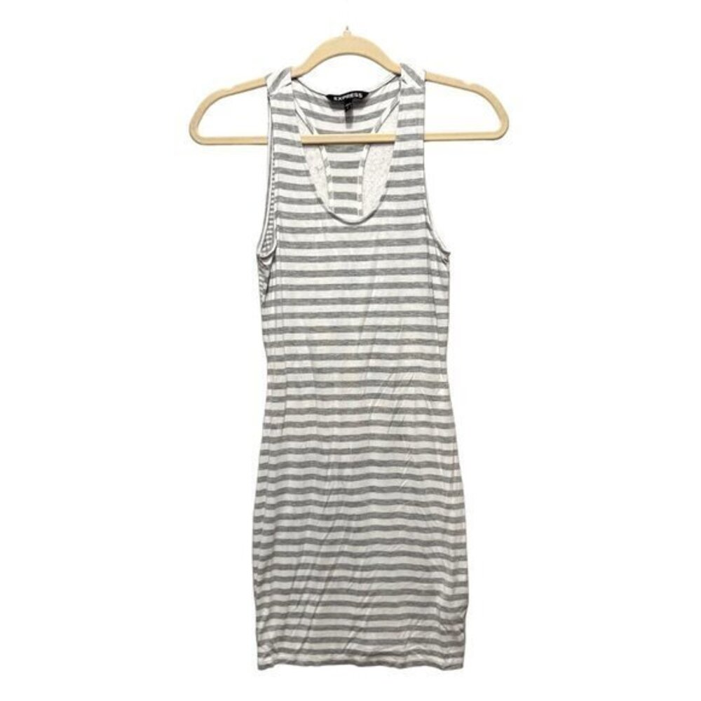 Express‎ Womens Tops Size XS Striped Layered Back Tunic Tank